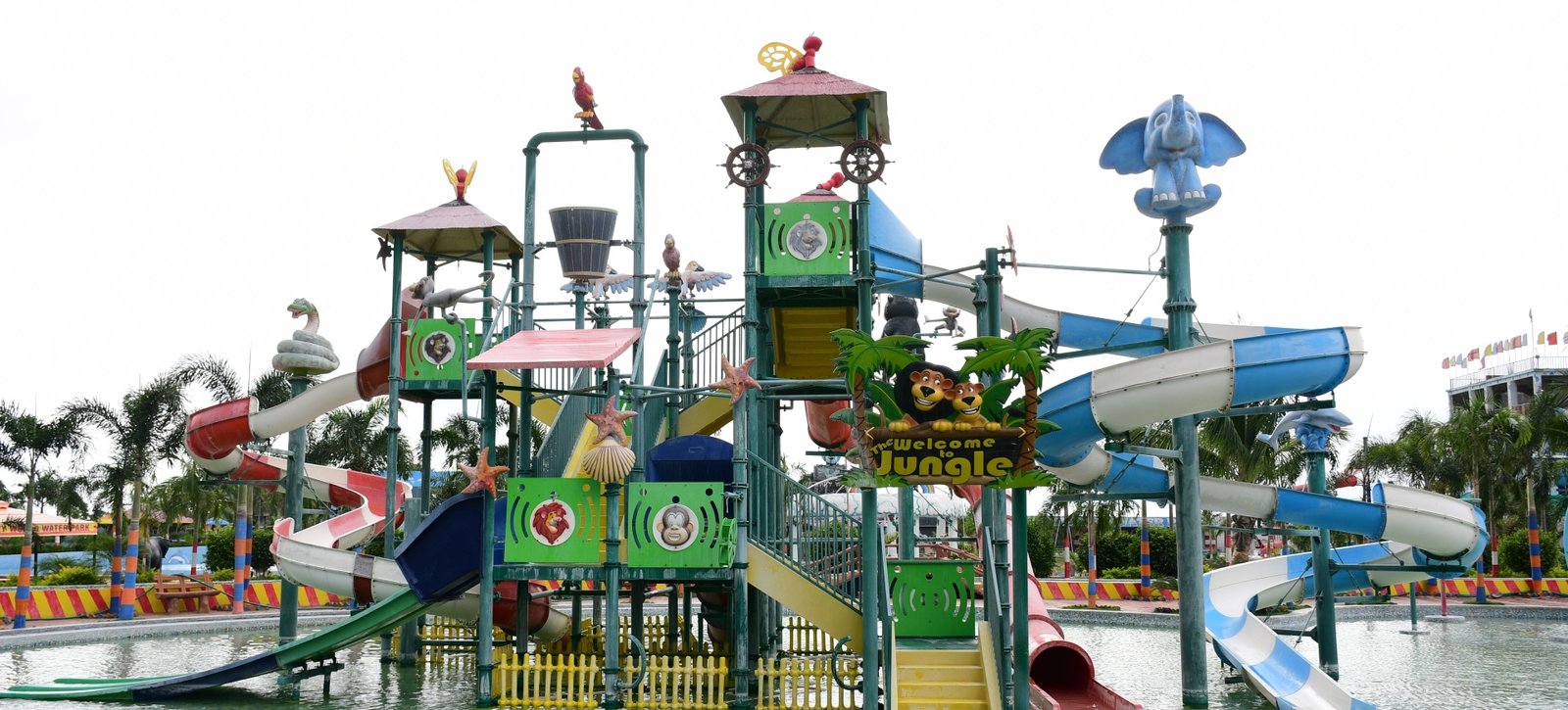 Guest riding Chaos during daytime.